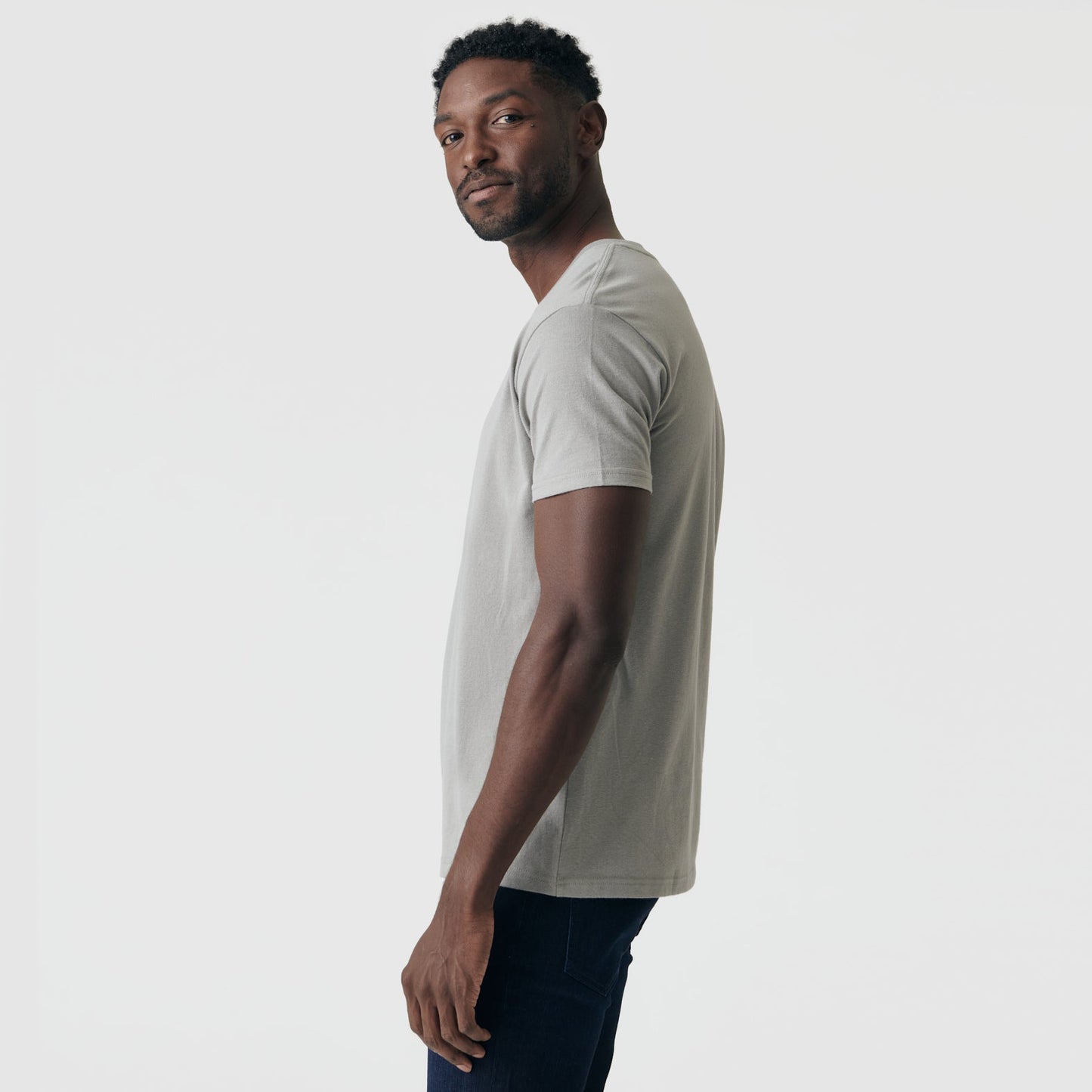 Iron Gray Classic V-Neck