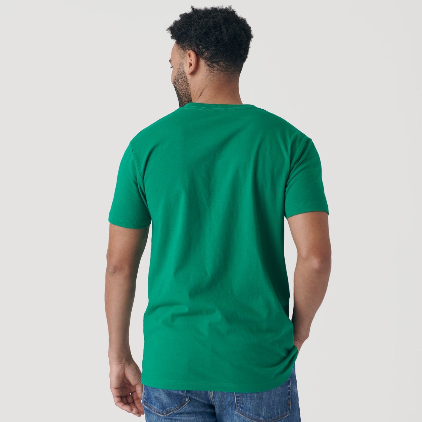 Kelly Green V-Neck Tee