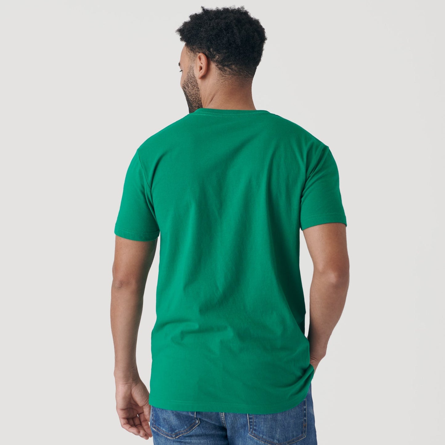 Kelly Green V-Neck Tee