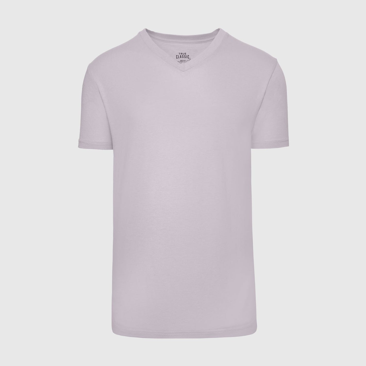 Lilac Gray Classic V-Neck