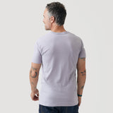 Lilac Gray Classic V-Neck