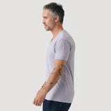 Lilac Gray Classic V-Neck