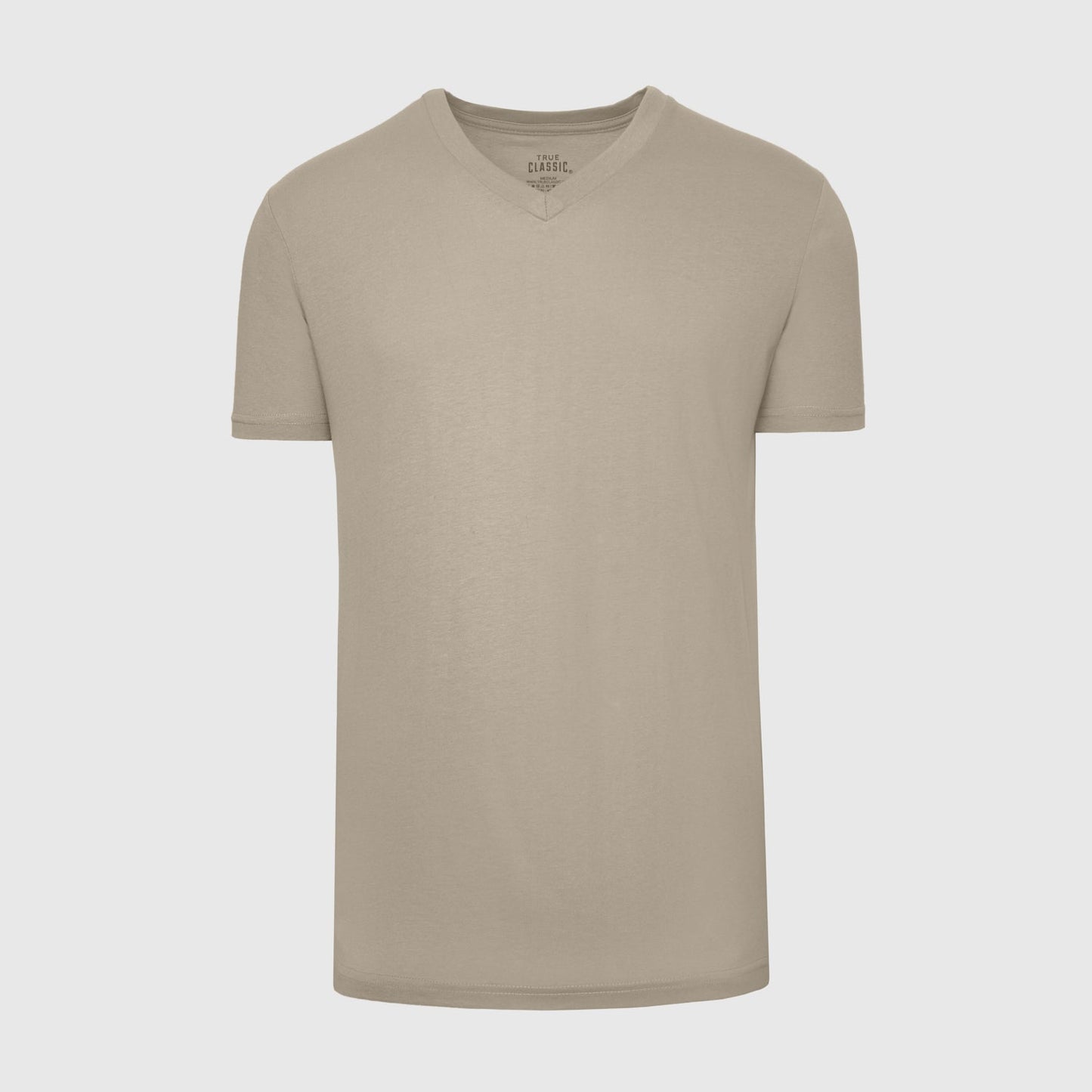 Military Beige Classic V-Neck
