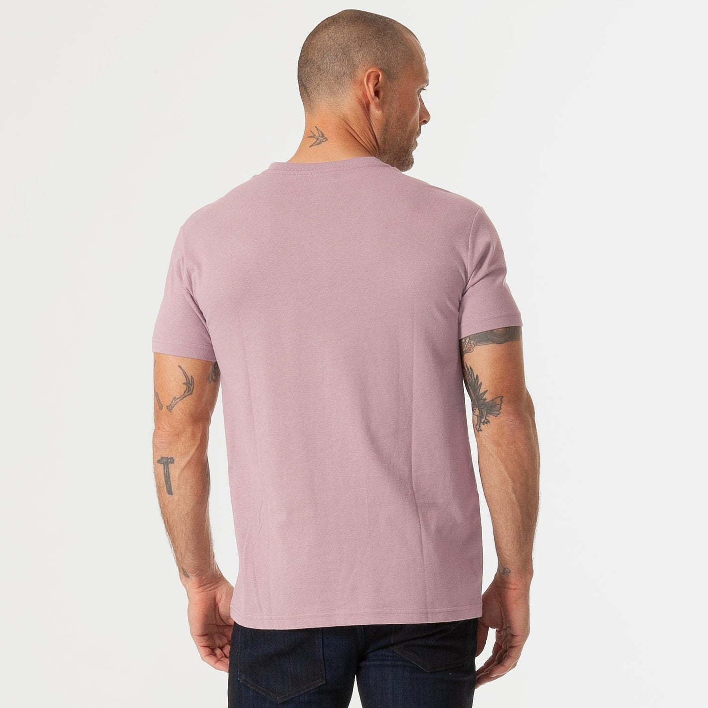 Mineral Mauve V-Neck Tee