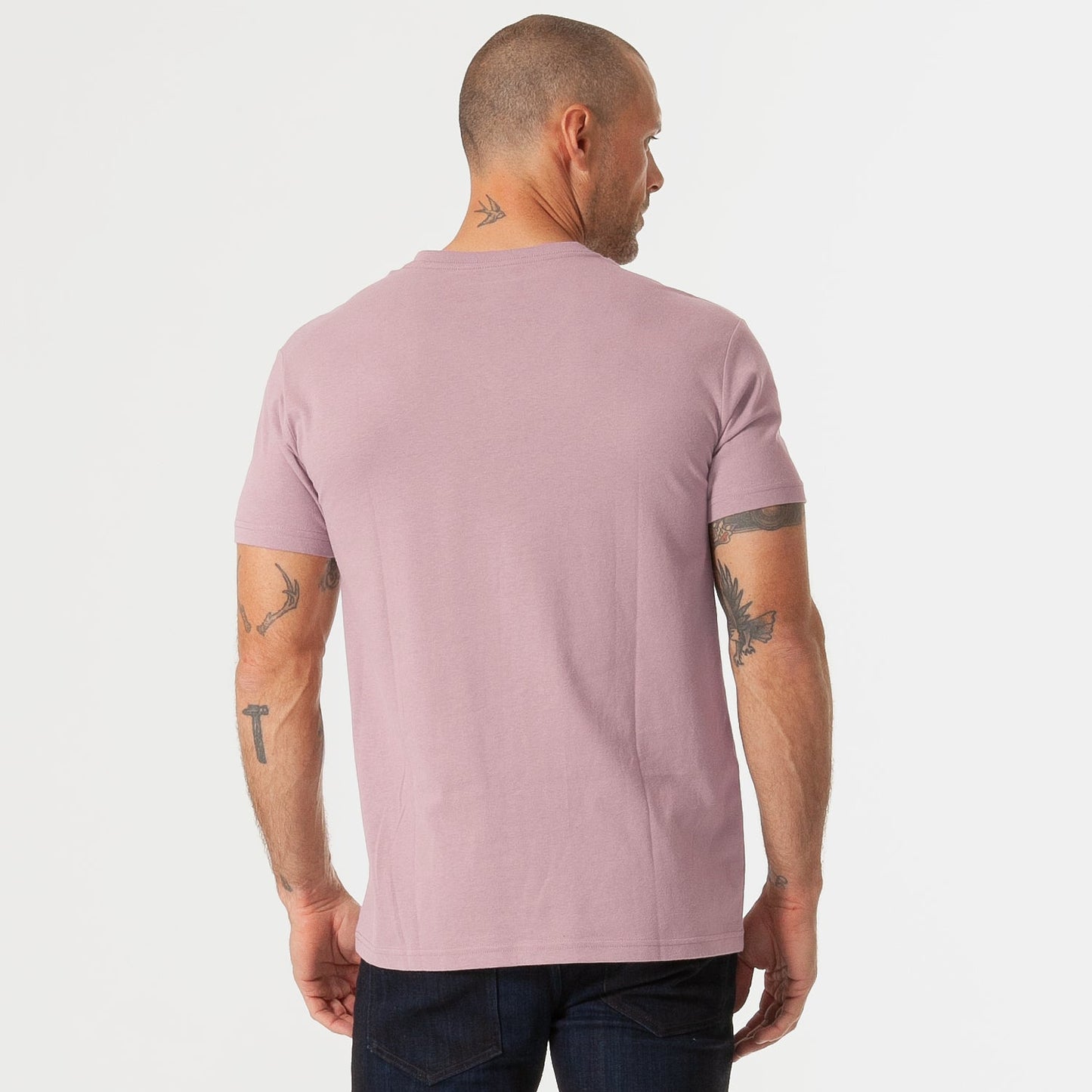 Mineral Mauve V-Neck Tee
