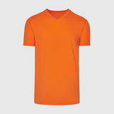 Orange V-Neck Tee