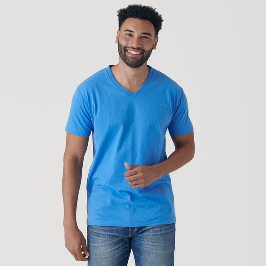 Periwinkle Blue V-Neck Tee