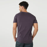 Dark Purple V-Neck Tee