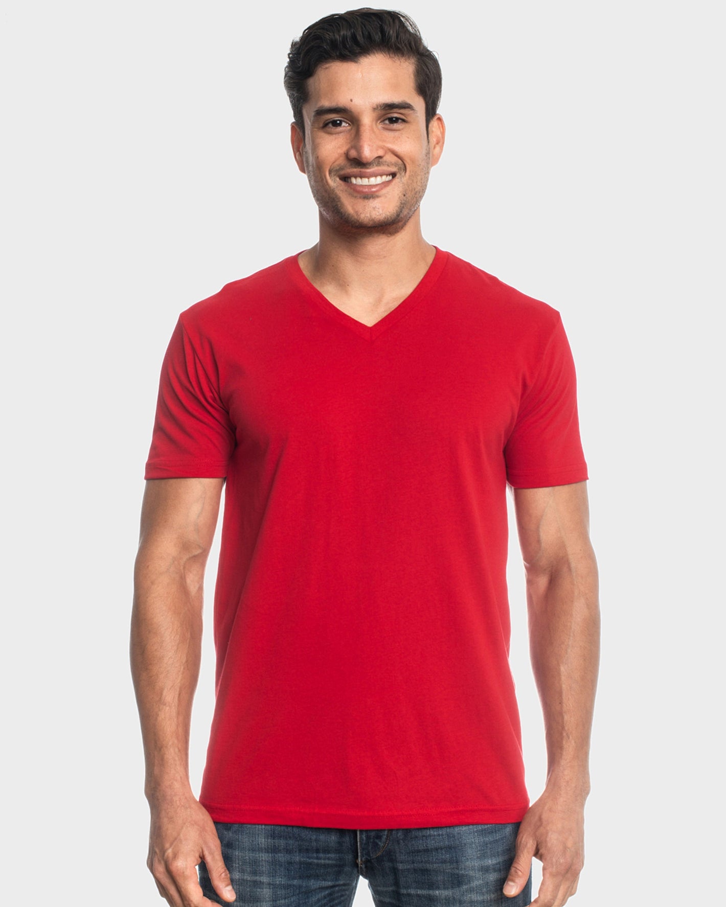 Red V-Neck T-Shirt