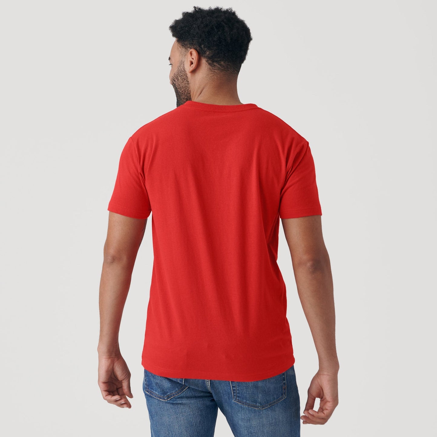 True Red V-Neck Tee