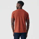 Rust V-Neck Tee