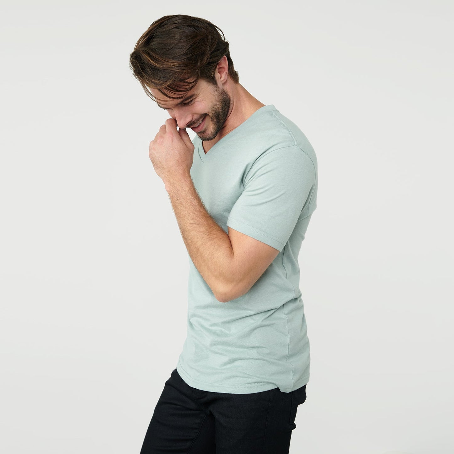Sage V-Neck Tee