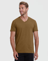 Tan 499 V-Neck T-Shirt