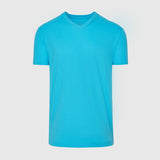 Turquoise V-Neck Tee