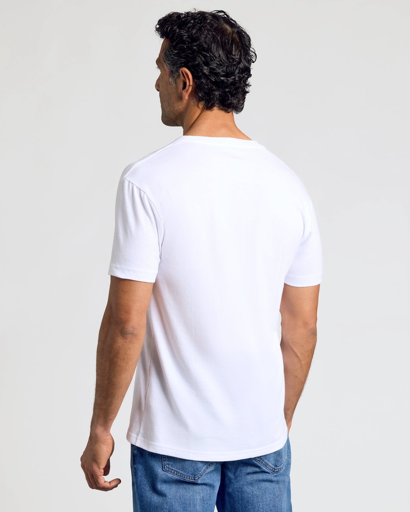 White Classic V-Neck
