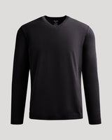 Black Dressy V-Neck Sweater