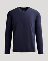 Navy Dressy V-Neck Sweater