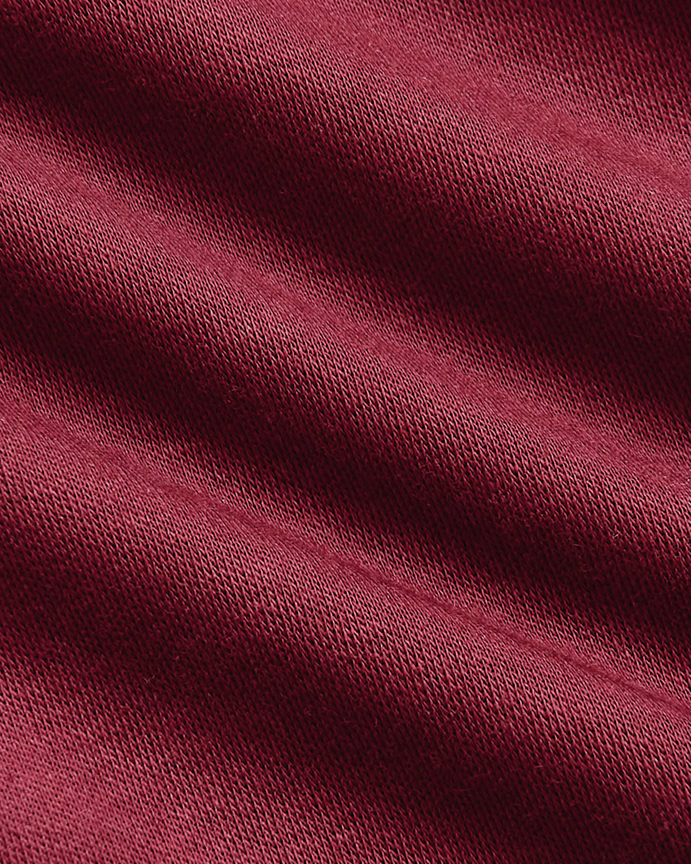 Womens Dark Maroon Cropped Boxy V-Neck Tee