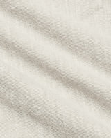 Womens Oatmeal Relaxed Slub V-Neck Tee