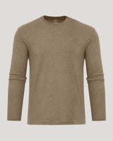 Dark Heather Sagewood Classic Long Sleeve Crew Neck