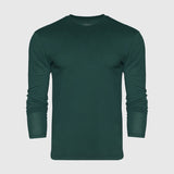 Forest Green Long Sleeve Crew Neck Tee