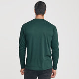 Forest Green Long Sleeve Crew Neck Tee