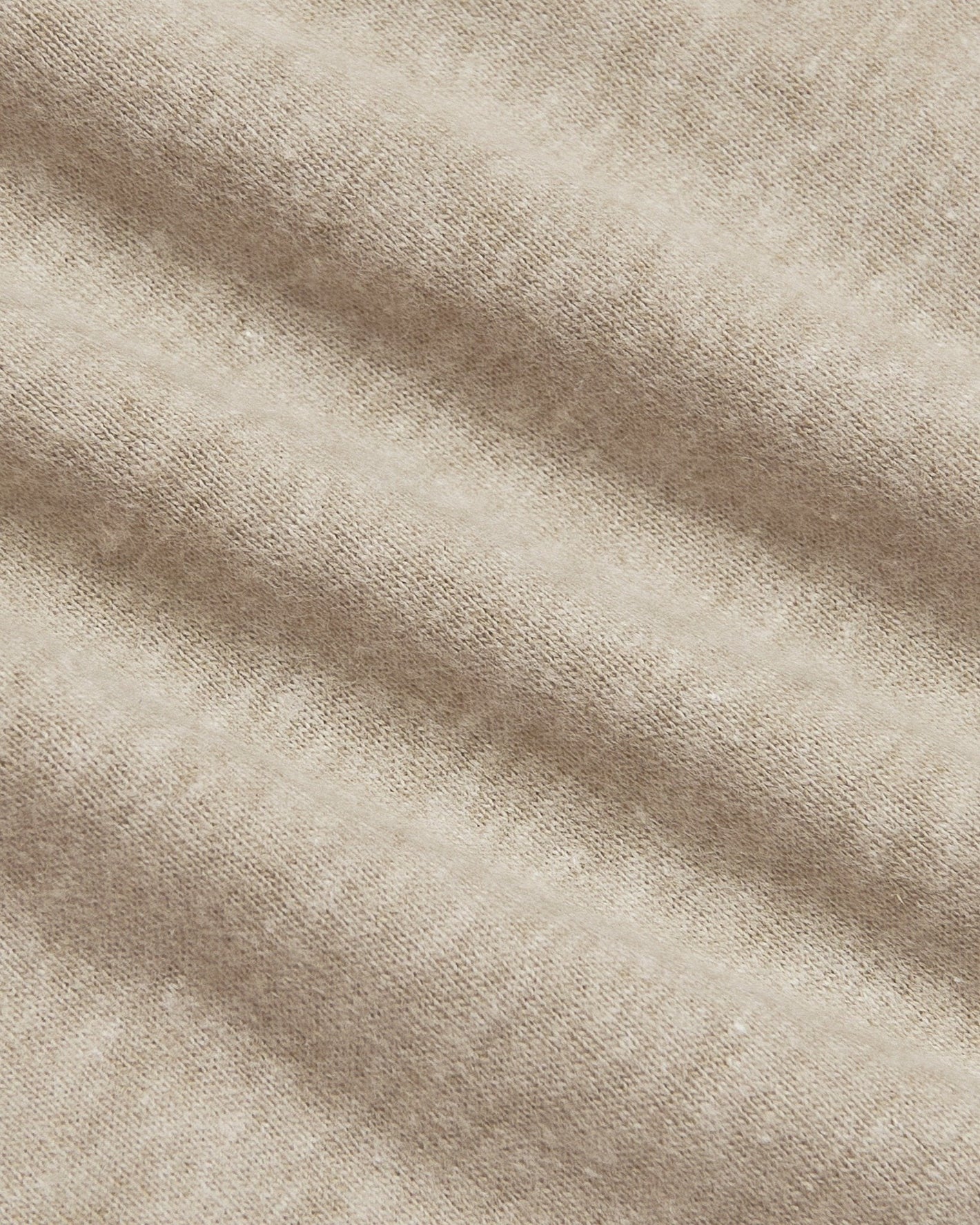 Heather Truffle Classic Long Sleeve Crew Neck