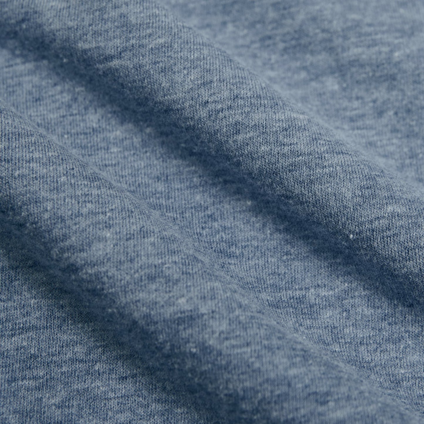 Heather Indigo Classic Long Sleeve Henley