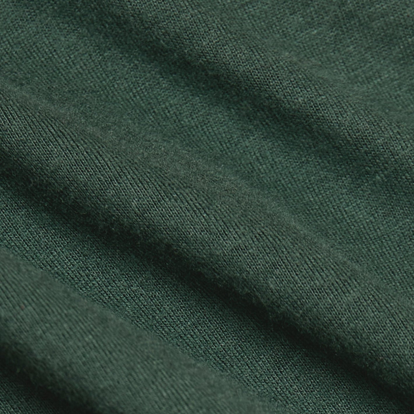 Hunter Green Long Sleeve Crew Neck Tee