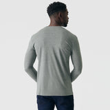 Heather Hunter Green Long Sleeve Crew Neck Tee