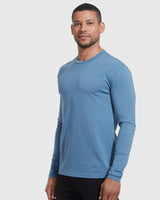 Indigo Classic Long Sleeve Crew Neck