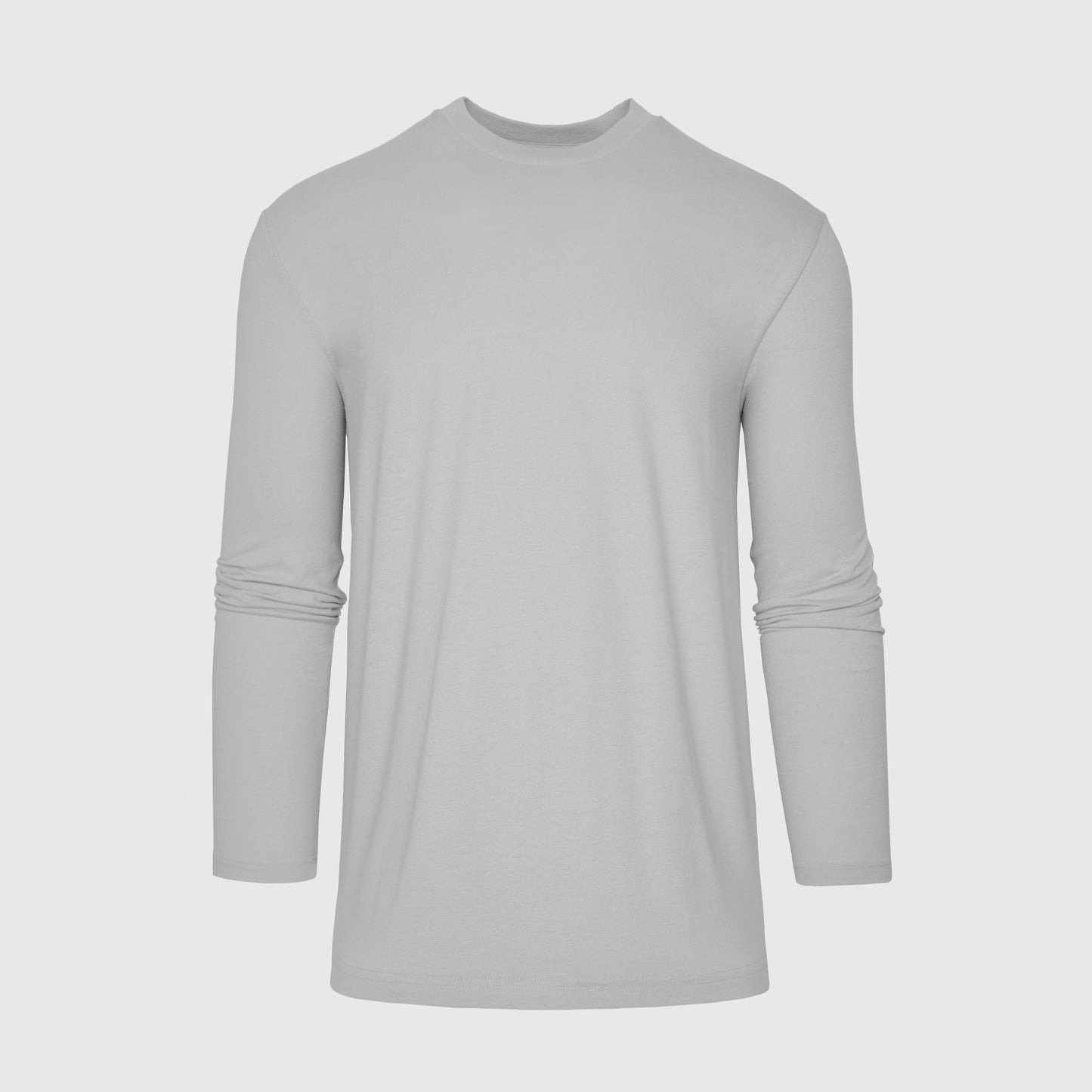 Iron Gray Long Sleeve Crew Neck Tee