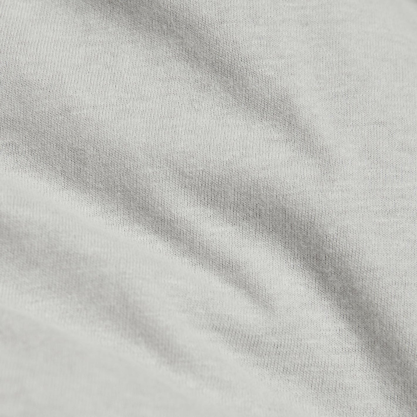 Light Gray Long Sleeve Crew Neck Tee