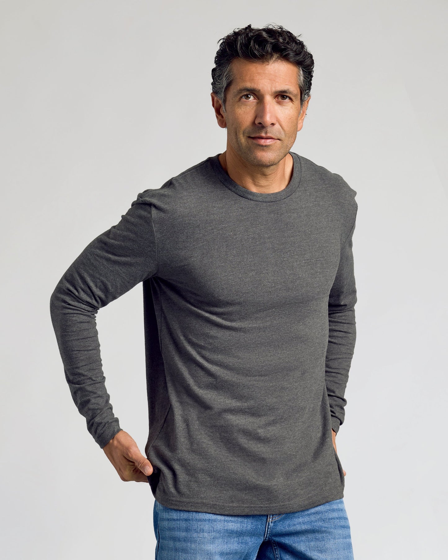 Charcoal Heather Gray Long Sleeve