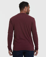 Mahogany Classic Long Sleeve Crew Neck
