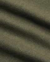 Military Green Classic Long Sleeve Crew Neck