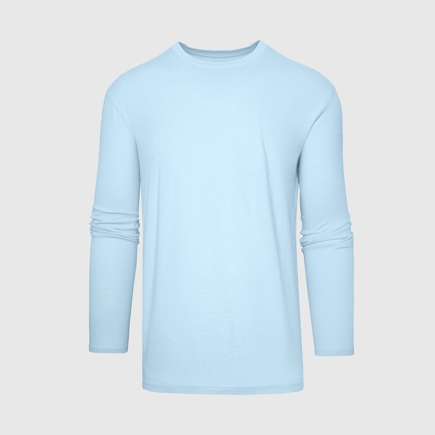 Oxford Blue Long Sleeve Crew Neck Tee