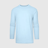 Oxford Blue Long Sleeve Crew Neck Tee