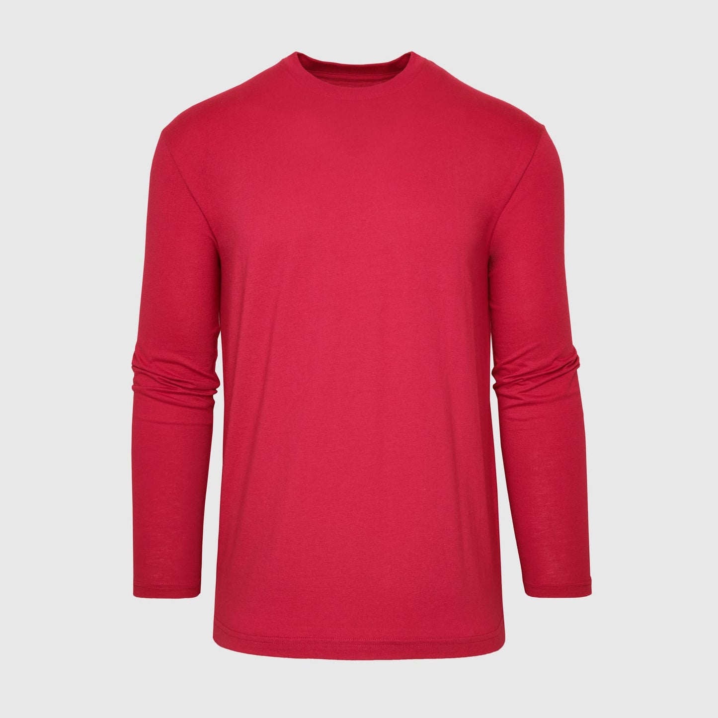 Raspberry Classic Long Sleeve Crew Neck