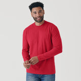 Raspberry Classic Long Sleeve Crew Neck