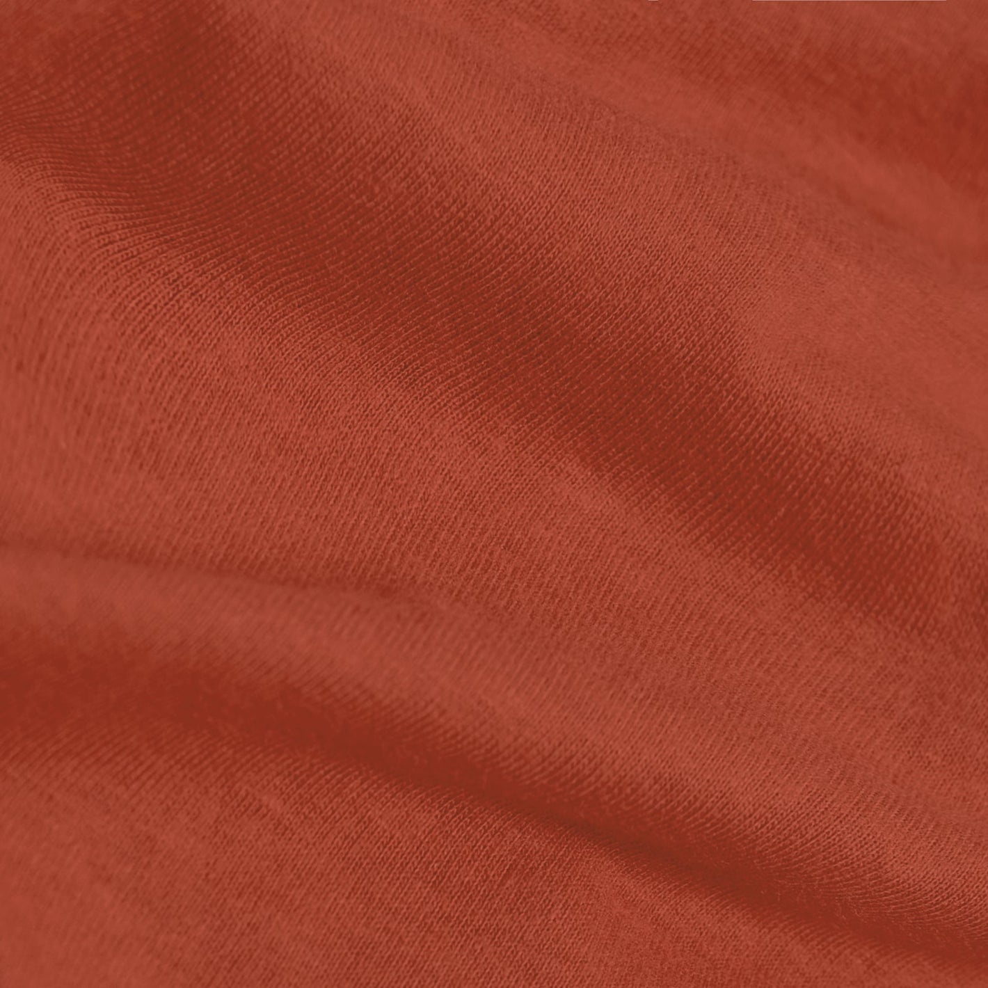 Rust Long Sleeve Crew Neck Tee