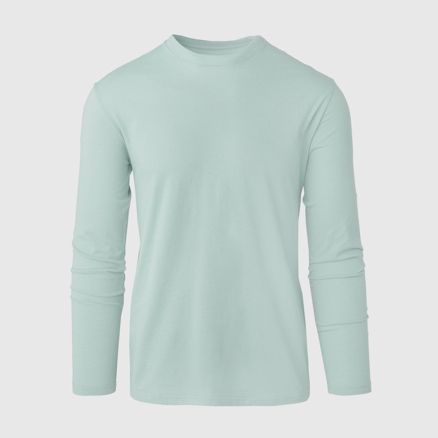 Sage Long Sleeve Crew Neck Tee