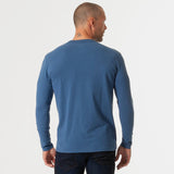 Stone Blue Classic Long Sleeve Crew Neck
