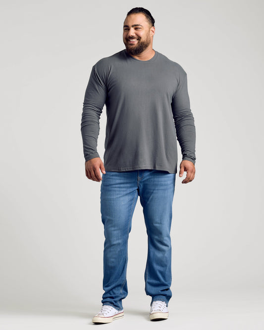 Carbon Classic Long Sleeve Crew Neck