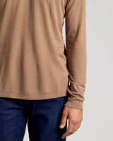 Truffle Dressy Crew Neck Sweater