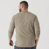 Military Beige Classic Long Sleeve Henley