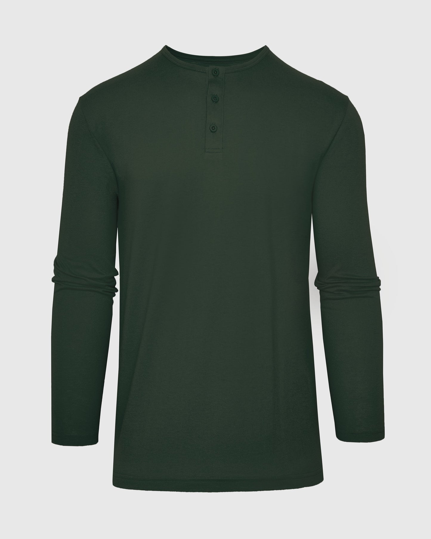 Dark Olive Classic Long Sleeve Henley