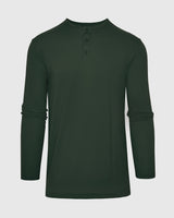 Dark Olive Classic Long Sleeve Henley