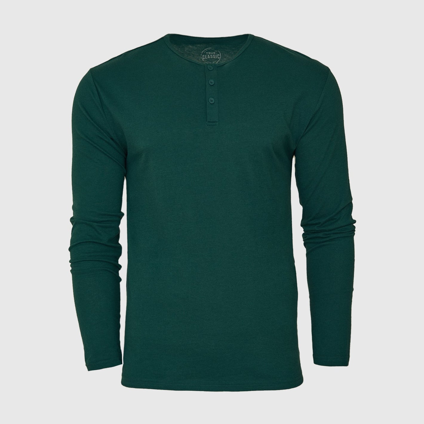 Forest Green Classic Long Sleeve Henley