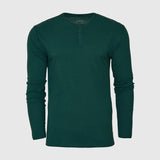 Forest Green Classic Long Sleeve Henley